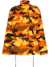 OFF-WHITE CAMOUFLAGE PRINT PARKA
