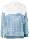 FENDI MICRO CHECK PULLOVER