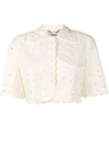 FENDI BRODERIE ANGLAISE CROPPED SHIRT