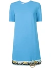 EMILIO PUCCI CONTRAST HEMLINE SHIFT DRESS