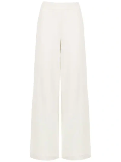 Mara Mac Palazzo Trousers In White