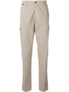 ELEVENTY HIGH-RISE CHINO TROUSERS