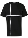 DIESEL BLACK GOLD CONTRASTING INLAY OVERSIZED T