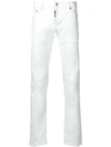 DSQUARED2 LOW RISE SKINNY JEANS