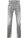 Dsquared2 Slim Fit Jeans In Grey
