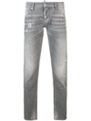 DSQUARED2 FADED SLIM FIT JEANS