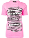 Dsquared2 Printed T In Pink