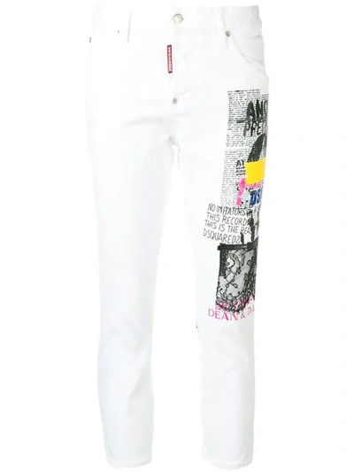 Dsquared2 Cool Girl九分牛仔裤 - 白色 In White