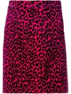 DSQUARED2 LEOPARD PRINT SKIRT