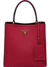 PRADA LOGO-PLAQUE TOTE