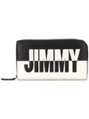 JIMMY CHOO JIMMY CHOO CARNABY三色旅行钱包 - 黑色