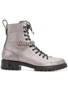 JIMMY CHOO CRUZ COMBAT BOOTS