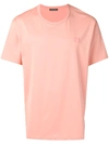 Acne Studios Nash Face T-shirt In Pink