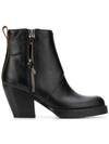 ACNE STUDIOS STACKED HEEL BOOTS