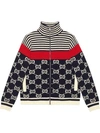 GUCCI COTTON GG STRIPED JACKET