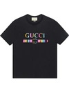 GUCCI OVERSIZE T-SHIRT WITH GUCCI LOGO