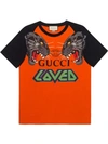 GUCCI OVERSIZE T-SHIRT WITH TIGERS