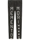 GUCCI SUPER SKINNY PANT WITH ”MEMENTO MORI”