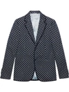 GUCCI G FRAMES JERSEY BLAZER