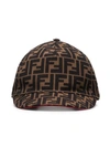 FENDI FF LOGO BASEBALL CAP