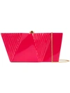 ROCIO WASABI SCULPTED BOX CLUTCH