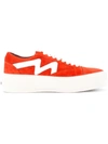 MSGM PANELLED SNEAKERS