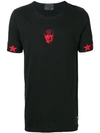 PHILIPP PLEIN EMBROIDERED LOGO T-SHIRT