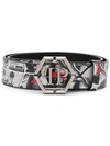 PHILIPP PLEIN MONEY PRINT BELT