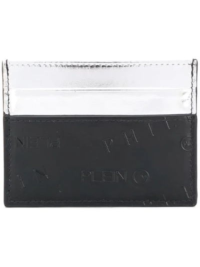 Philipp Plein Two-tone Cardholder In Black