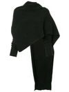 ISABEL BENENATO CROPPED ASYMMETRIC JUMPER