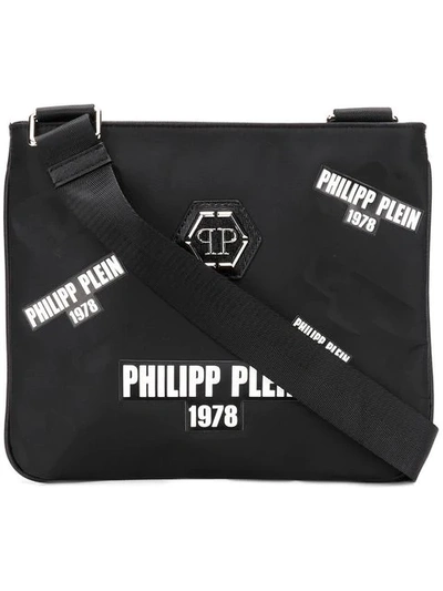 Philipp Plein 1978 Messenger Bag In Black