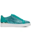 PHILIPP PLEIN EMBELLISHED LOW-TOP SNEAKERS