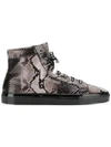 PHILIPP PLEIN PHILIPP PLEIN 高帮板鞋 - 黑色