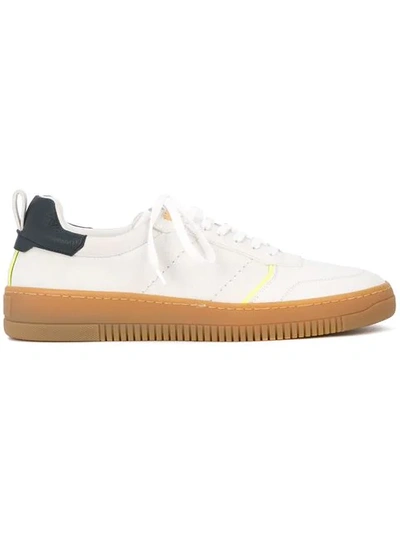Buscemi Men's Dome Leather Low-top Sneakers In White