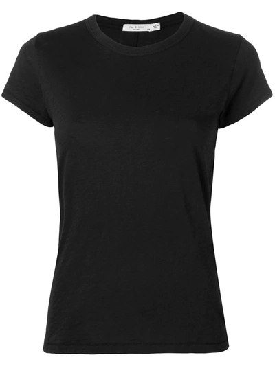Rag & Bone The Tee Cotton-jersey T-shirt In Black