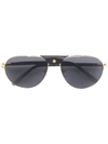 CARTIER SANTOS DE CARTIER AVIATOR-FRAME SUNGLASSES