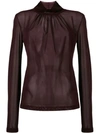 VICTORIA BECKHAM CHIFFON BLOUSE