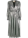 MSGM SEQUIN BELTED DRESS