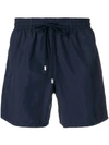 Vilebrequin Recycled Nylon Swim Shorts With Elastic Waistband In Blue