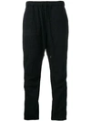 INDIVIDUAL SENTIMENTS WOVEN TRACK TROUSERS