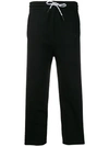 MCQ BY ALEXANDER MCQUEEN DRAWSTRING CROPPED TRACK TROUSERS