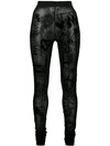 DIESEL DIESEL GRAFFITI TIGHTS - BLACK