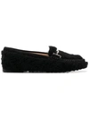 TOD'S FAUX FUR LOAFERS