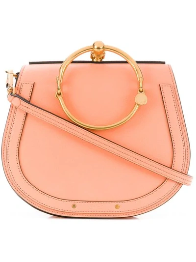 Chloé Nile Mini Bracelet Bag In Pink