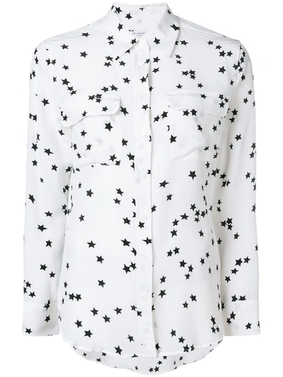 EQUIPMENT SIGNATURE SLIM-FIT SILK SHIRT