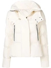 PEUTEREY PEUTEREY FITTED PADDED JACKET - WHITE