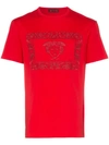 VERSACE MEDUSA EMBROIDERED COTTON T