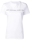 HELMUT LANG HELMUT LANG SMART PEOPLE T恤 - 白色