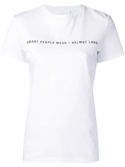 Helmut Lang Smart People T恤 - 白色 In White