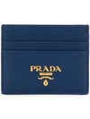 PRADA PRADA SAFFIANO CARD CASE - BLUE